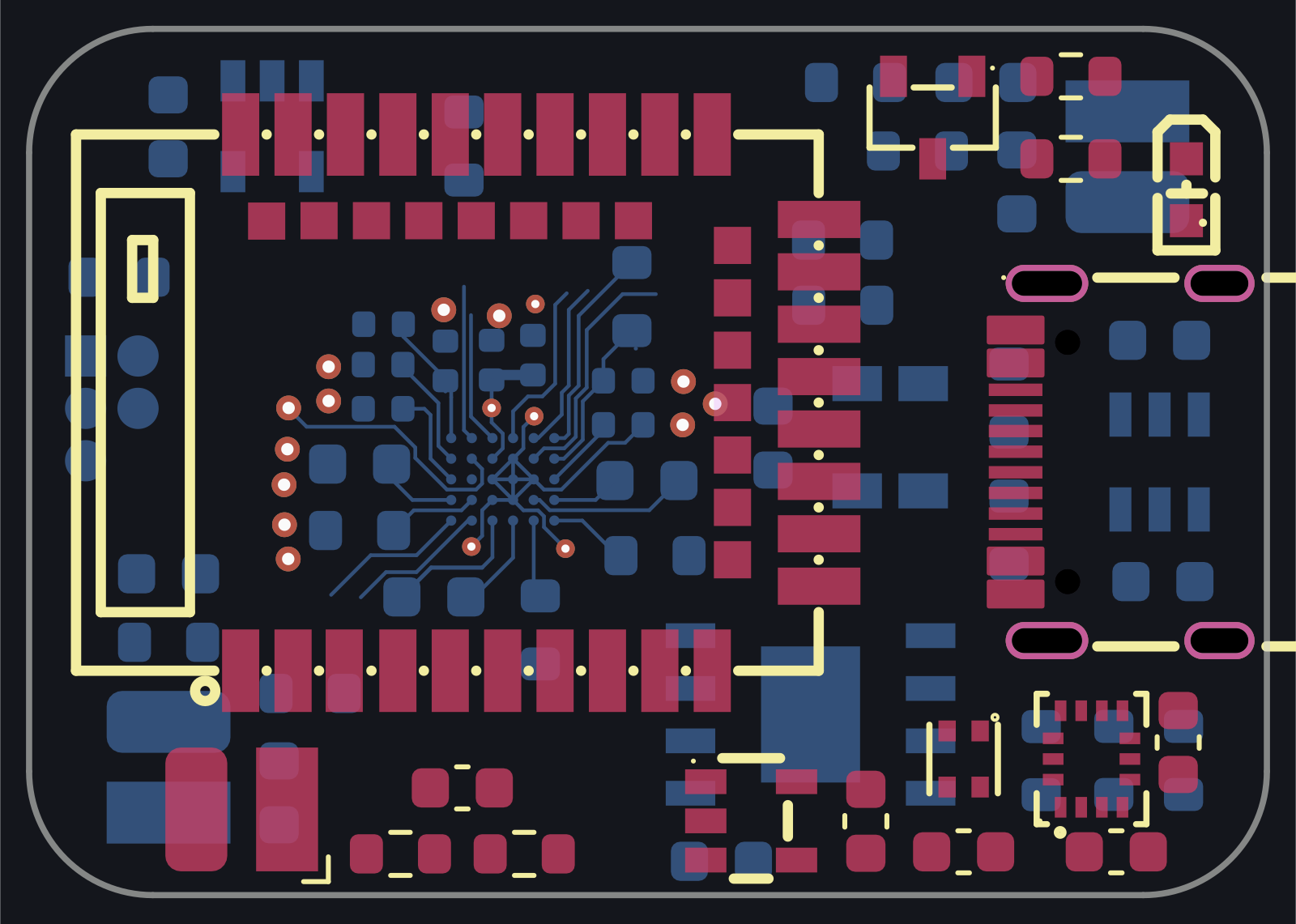 The second HydroGuard prototype PCB layout, still in progress